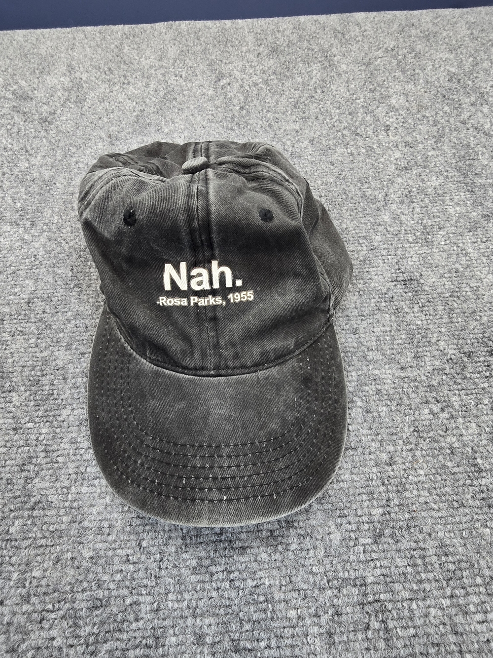 Rosa Parks Nah 1955 Black Baseball Cap Printed Graphic Dad Hat Civil Rights